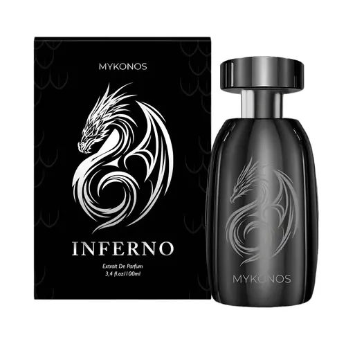Mykonos Inferno for Unisex Extrait de Parfum Spray, 3.4 Ounce