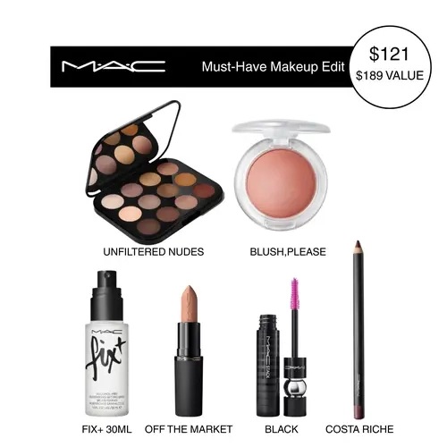 MAC Must-Have Makeup Edit | Full Face Makeup Set | Glow & Longwear | 6-piece