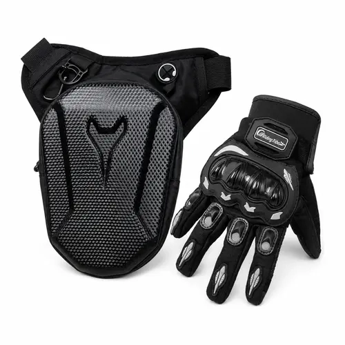 Yozma IN10 PRO Cycling Bag+ Black M Size Gloves Bundle (Do Not Purchase. This Item is a Free Gift )