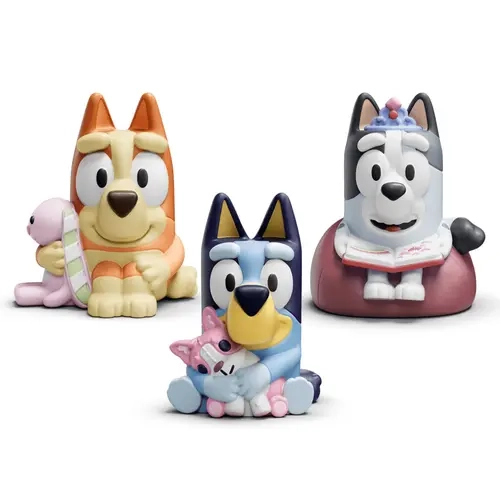 Tonies Bluey 3-Pack with Bluey, Bingo, and Muffin Audio Figurines
