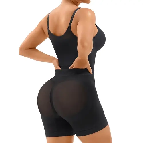 YIANNA Easy Off Bodysuit Tummy Control Shapewear Invisible Full-Body Shaper for Everyday Wear