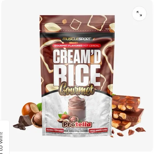 Musclesport Cream’D Rice Gourmet, Hot Cereal, Cream Of Rice, 25 Servings