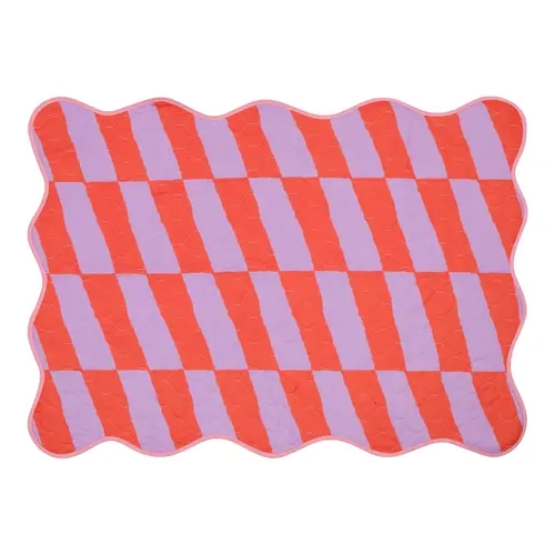 Lovewag Pets Washable Dog Pads -Pack of 1,  Eco-Friendly & Leak-Proof Design, Multi-Design Options: Sunset Glitch,  Cherry Bomb, 28"x41"(Pack of 1)