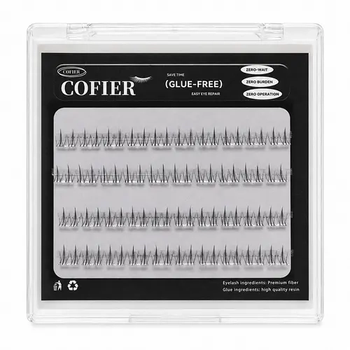 (Gift) Glueless Snap-in Lower Lashes with Natural Curl, Irritant-Free False Eyelashes for Quick 3-Second Application, Lower Lashes Only, Cosmetic, Short Lashes,back to school