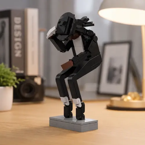 Building Block Toy for Assembling Michael Jackson, Classic Dance Pose Figure, Tribute to a Legendary Icon, Gift for Michael Jackson Fans