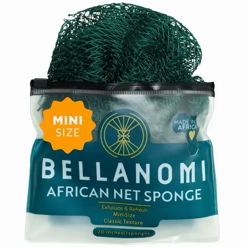 Mini African  Net Sponge, Authentic Ethically Sourced from Nigeria Body Scrubber