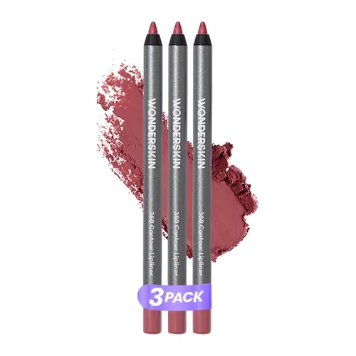 Wonderskin 360 Contour Lip Liner Trio Set (3-Pack) | 9 shades