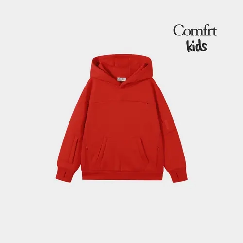 Comfrt | Kids Explorer Travel Hoodie | CloudTouch Fleece Hoodie With 7 Built-In Pockets