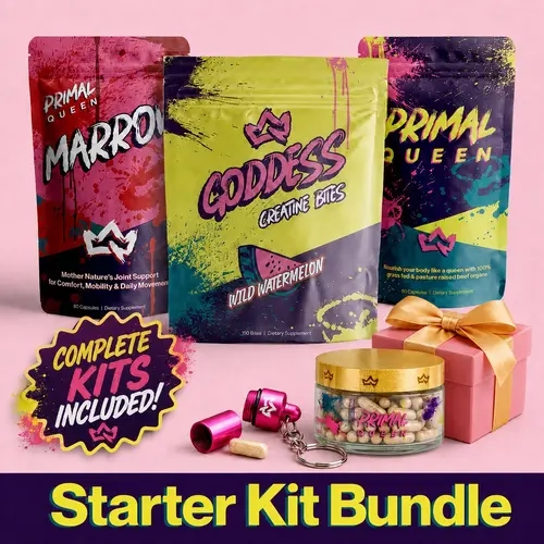 Primal Queen Ultimate Goddess Starter Kit Bundle | Beef Organs, Marrow, and Goddess Creatine Bites Starter Kits
