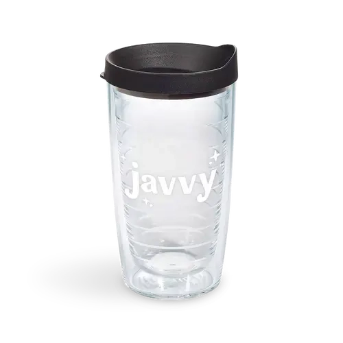 Javvy Tumbler 14 oz Double insulated wall Push on lid BPA Free