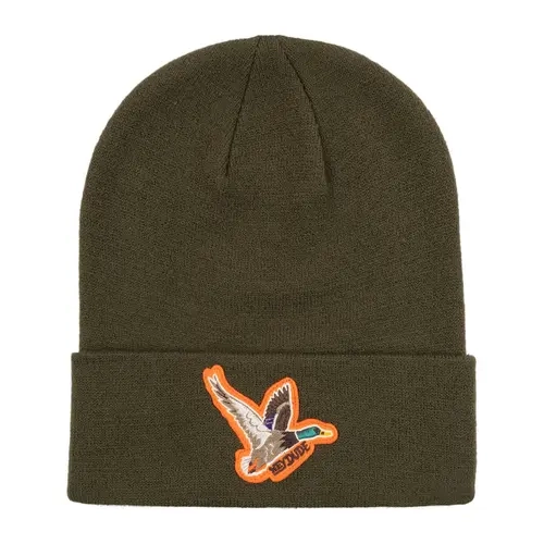 HEYDUDE Mallard Patch Beanie Rifle Green New Arrivals Gift With Purchase