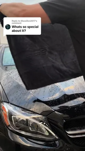 Replying to @Massillon2017 Our Drying Towel Is Now Available On Tik Tok Shop!  #tiktokshop #carwash #detailing 