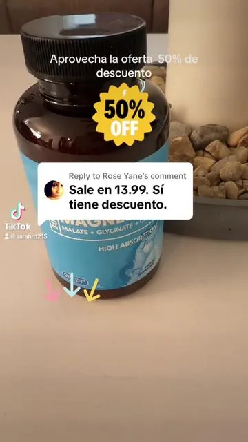 Replying to @Rose Yane gracias por dejarle saber que si hay un descuento #megnesium #beneficios #diabetestipo2 #salud 