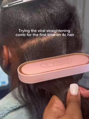 We needed this back in high school 😂😂 @TYMO BEAUTY US #fyp #niecymays #straighteninghair #straighteningcomb #tymobeauty #tymostraightningcomb #tymohairstraightener #4chairtiktok #straighten4c 