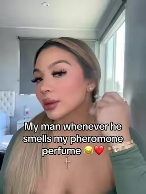 He loves when i wear my pheromones 😂🫶 crazy in love & dream girl 😍 chefs kiss #pheromones #pheromoneperfume #perfumetiktok #dlacosmetics 