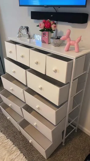 just like magic ✨@Raybee Cher  linked in tiktok shop!🛒 #raybeefurniture #raybee #dresser #blackgirlapartmentdecor #newapartment #bedroomstyling #blackgirltiktok #homedecor #bedroomdecor #tiktokshop #bedroomdecorideas