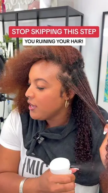 STOP SKIPPING THIS STEP!  ⁠ We are back again with breaking down how to use our Tropical Oasis Hair Gel. This technique applies to ALL hair textures, lengths and porosities too! ‼️  Starting on freshly shampooed and conditioned hair, make sure your hair is saturated with water to get the best results.⁠ ⁠ In this video, we are showing you exactly how to use your Miche Mist Spray Bottle to saturate your hair with water prior to applying the product. Water is essential to help spread the product, provide hydration and help eliminate a hard crunch with your hair too. #limitededition #michebeauty #hairproducts #healthyhair #antifrizz #frizzyhair #humidityproblems #bestwashandgo #hairtips #naturalhair 