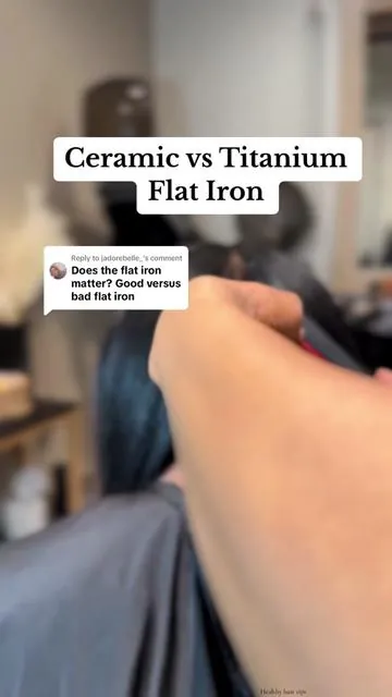 Replying to @jadorebelle_  Ceramic vs Titanium Flat Irons ➡️ Follow @shadesbyshavonda for more healthy hair tips 💌 Shavonda Cleveland Hairstylist  Silk Press and Healthy Hair Care  Healthy Hair Tips ✨️ Debunking Hair Myths ⚠️  Appointments Available 🗓 Let's grow together 🌿  #Clevelandsilkpress  #silkpresscleveland #naturalhaircleveland #clevelandhairstylist #Clevelandnaturalhairstylist #healthyhairtips #healthyhair #healthyhairexpert Cleveland silk press Silk press Cleveland Healthy hair tips Cleveland hairstylist  Cleveland silk press  Silk press Cleveland  4c hair 4c hair tips Natural hair Cleveland  Dry hair tips Dry 4c hair Healthy hair tips  Length retention  Black girl hair flat iron
