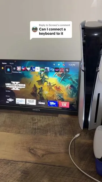 Replying to @Screws using keyboards on my Arzopa Portable Monitor.