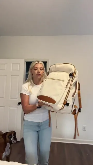 Carry on, weekender, gym bag, whatever you need it for, it’s perfect! #carryon #travel #packwithme #asmr #gymbag #backpack #totebag #travelbag #luggage #weekender 