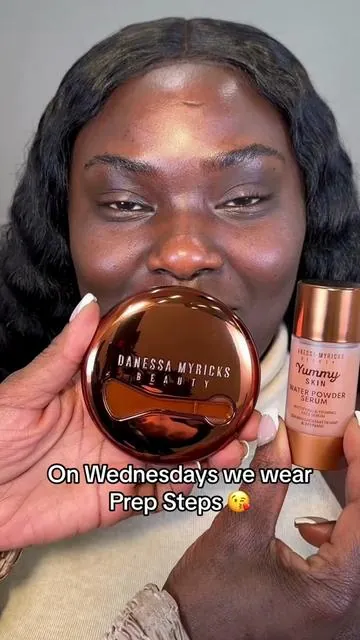 Another take on Danessa's favorite technique; The Yummy Sandwich 😎 Our Prep Steps are made to layer beautifully with our Blurring Balm Powder. Layer on our Skin Tint for even more coverage and glow 💫 #makeup #makeuptutorial #basemakeup #makeupfordryskin #makeuplook #viralmakeup #blurringbalmpowder #viralmakeup #foundationtutorial 