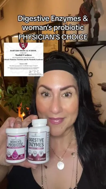 Digeative enzymes and woman’s probiotics by Physician’s choice combinacion perdecta para la salud flora intestinal y vaginal #fyp #saluddigeativa #saludvaginal #coachilistico #saludoptima #physicianschoixe @physicians hoice