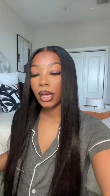The BEST glueless wig on the market! Hands down! #fyp #gluelesswig #bussdown 