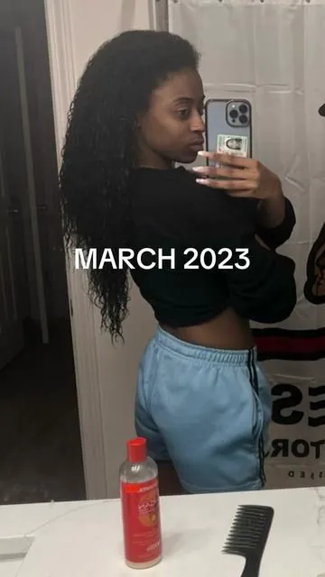Only did up to a year of a update. A LOT of progress was made though 🔥🔥🔥 #fyp #hairtok #blackgirlhair #fypage #hair #imjustagirl 