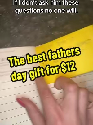 Ask you dad the questions before you cant. #FathersDay #fathersdaygift #fathersdaygiftideas #thoughtful #heartfelt #tiktokshopmademebuyit #tiktokshopsummersale
