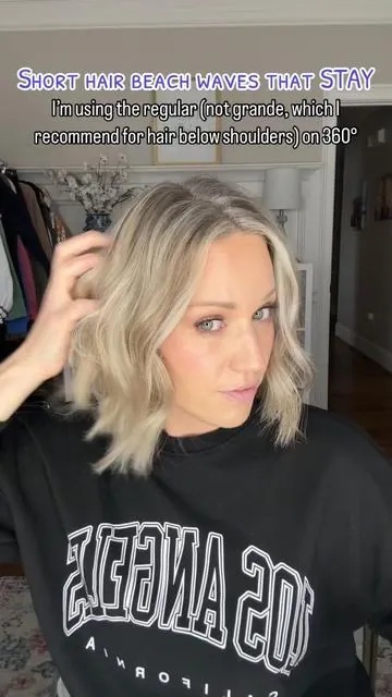 The ONLY hot tool that locks in waves for days for me, and I’ve it for years! Here are my best tips for great results :).  #hair #hairstyle #hairtutorial #shorthair #shorthairstyles 