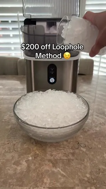 Let me know if it worked for you! #icemaker #cheapicemaker #summerstyle #nuggeticemaker #nuggetice 