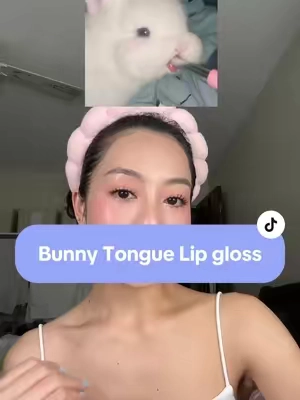 A Bunny Tongue Lip Gloss?👅 #sacheuLA #sacheubeauty #bunnytonguelipgloss @SACHEU Beauty US 