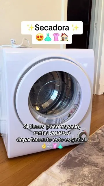 Secadora portatil para cualquier espacio de la casa.. ahorrate dinero y muchisimo tiempo y lava en casa. 🫧👚👗🏠😍 el combo perfecto para lavar tu ropa en casita a un precio super accesible. 🔗🛒✅❤️#fyp #tiktokshop#paratupagina#secadora#secadoraderopa#secadoraportatil #dryer #dryerclothes #secadoraylavadora #lavadora #lavadoraportatil #lavadoras #washingmachine #washing #tiktokshop#fyp #TikTokshopbacktoschool 