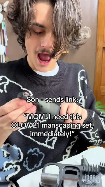 #olov21 #olovbeardtrimmer #manscaped #beardtrimmimg #olov21beardtrimmer#guystuff #christmasgift #he24 #rushready #funnyreview #fyp 