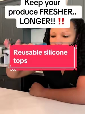 If you’re missing lids to your storage containers, try these silicone lids for ya leftovers and produce! 