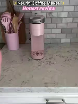 Hey coffee lovers! ☕️ Just got this adorable soft pink Keurig coffee maker and it’s a dream for small spaces! Not only does it look so cute on the countertop, but it’s also super compact, making it easy to store and clean. Perfect for beginners or anyone looking to streamline their morning routine. If you're searching for coffee maker recommendations that fit beautifully into any home setup, this is it. The Keurig coffee k cups come in so many flavors, making it super versatile. Plus, it’s simple to use, even if you're new to coffee machines. Ready to elevate your coffee game at home with this coffee maker for 2024? 