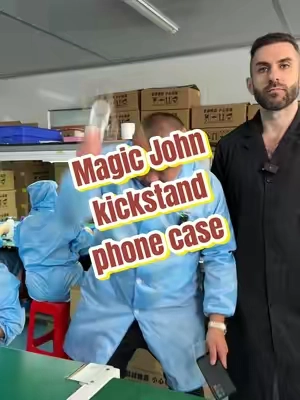 I didn’t expect that the phone with a kick stand case is so easy to use!#magicjohn #newphone #tiktokmademebuyit #tiktokshop #newyork #phonecase 