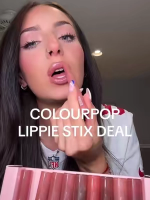 $2 lippie sticks!! Limited time deal so RUN 🏃  ✨ten full size @ColourPop Cosmetics nude lippie stix for only $22.10!  ✨ pigment of a lipstick but super smooth and hydrating #colourpop #colourpopcosmetics #lippiestix #nudelip #lipstick #beautydeals #colourpoplippie #colourpoplippiestix #lipcombo #affordablemakeup #makeuprecomendation 