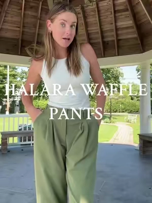 sweatpants but classy 😊 #fallfinds #fallfashion #wafflepants #corporatelife #FallDealsForYou 