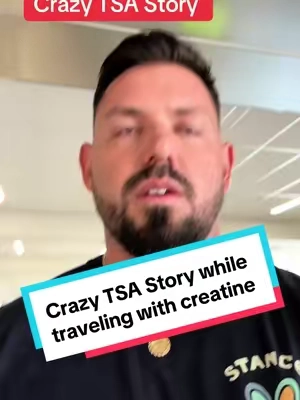 My crazy TSA story on the way to tiktok Brand Day with @Micro Ingredients #creatine #Mycoreingredients #MicroIngredients  #TikToksuperbrandday