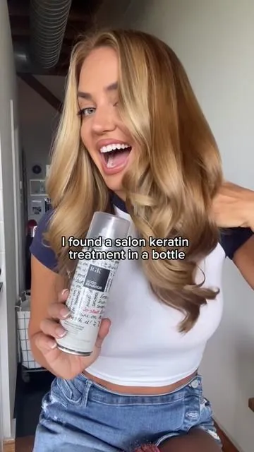 Smoothest hair of my LIFE 🥹  #keratintreatment #smoothhair @IGK Hair #IGKpartner 