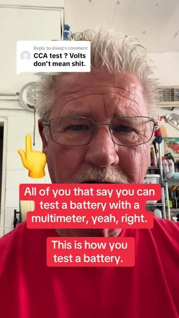 This battery tester not only shows you the volts, it will show the cold cranking amps! Cold cranking amps is what gives your battery the power to start your car! If you have a weak battery, a charge might not be enough. This battery is only 5 months old and it is bad. Learn how to check your cold cranking amps and be sure you’re never stranded by a bad battery or unnecessarily replacing a good battery. #carsoftiktok #flashsale #tiktokshop #tiktokshopsale #dealoftheday #fallfinds #dealhunters #techobsessed #cars #savingssquad 
