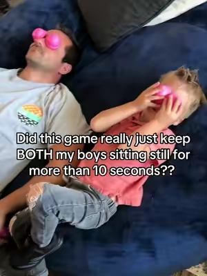 The end is so sweet 🥹🥹🥹 If I knew this would be the outcome I would have gotten this a LONG time ago 🙌🙌 @Joycat #joycat #toddlersoftiktok #MomsofTikTok #dadsoftiktok #gamesforkids #learninggamesforkids 