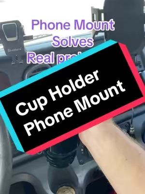 Cup Holder Phone Mount #phonemount #tiktokmademebuyit #tiktokmarketplace #tiktokshop #cupholderphonemount #truckdriver #autoaccessories #cellphoneholder 