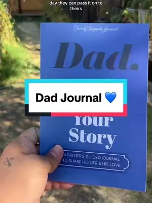 Looking for a Dad Gift Idea? Then this is perfect 🥹🫶🏼 #Dad #Papa #Father #Journal #DadJournal #DadBook #Book #Gift #GiftIdeas #DadGift #dadsoftiktok #blackfriday #regalosparapapa 