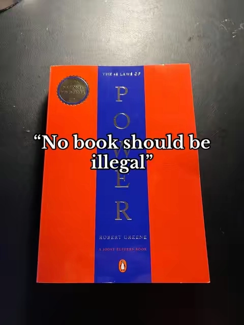 This book is so powerful that its banned from prisons so the guards dont get manipulated by inmates #BookRecommendations #BookTok #48lawsofpower #robertgreenebooks #manipulation #darkpsychology