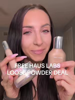 FREE $38 value bio blurring powder from @Haus Labs by Lady Gaga with their foundation and concealer 😳 To claim you must add all 3 to your cart: ✨ triclone skin tech foundation  ✨ triclone skin tech concealer ✨ bio blurring loose powder then use code “HAUSALLURE” at checkout and it will deduct the cost of the powder! You will see it work at the final checkout screen Limited time deal so RUN 🏃  #hauslabs #hauslabsfoundation #hauslabsconcealer #hauslabstricloneskintech #tricloneskintech #bioblurringloosesettingpowder #beautydeals #makeuprecomendation #foundationrecommendations #concealerrecommendation 