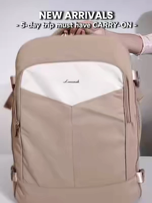 Adventure must-have! Separate laptop space, 3 extra bags, and all the pockets you need for a 5-day trip! Love it!! 🤩🌍  #CARRYON #carryonbag #backpackgoals #autumndestination #falltrip #autumntrip #autumntravel #fallroadtrip #musthaves #getyours #shopnow #lovevook #fyp #tiktokshop #backpack #autumnadventure #fall2024 #fallfinds #fallbags 