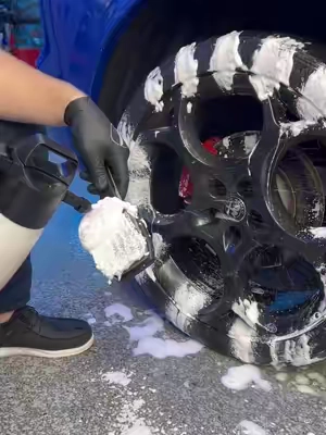 Extremely Satisfying Car Detailing ASMR 🔥 - The Viking Tire Brush was designed by our Viking team to have an ergonomic shape that features numerous rubber contact points for a comfortable non-slip grip to easily scrub rubber sidewalls. - #cardetailing #carcleaning #satisfying #oddlysatisfying #asmr #autodetail #satisfyingvideos #autodetailing #interior #detailing #asmrvideo #asmrsounds #carwashing #carpetcleaning #vikingcarcare 