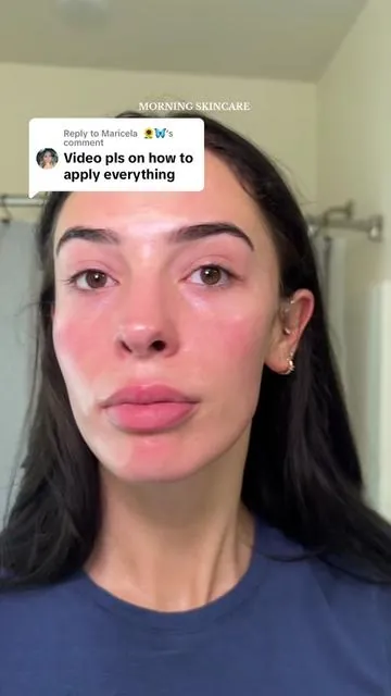 Replying to @Maricela 🌻🦋 morning skincare routine! 🫶🏼 #medicube #viral #skincareroutine #glassskin #koreanskincare #fallfinds #falldealsforyou #foru 